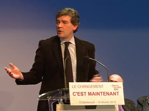 Discours d'Arnaud Montebourg au meeting de Châtellerault