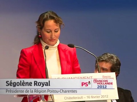 Discours de Ségolène Royal au meeting de Châtellerault