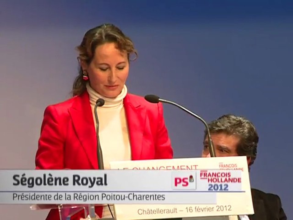 Discours de Ségolène Royal au meeting de Châtellerault