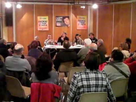 FRONT DE GAUCHE : DEBAT SUR LA SANTE A VALENCE