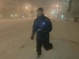 Weatherman freaks out over thunder snow