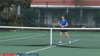 Rachael Adler's junior tennis skills video from STAR Recruiting Service - YouTube