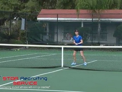 Rachael Adler's junior tennis skills video from STAR Recruiting Service - YouTube