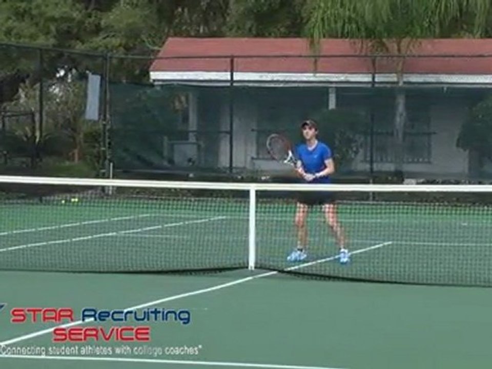 Rachael Adler's junior tennis skills video from STAR Recruiting Service - YouTube