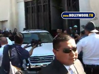 Brad Pitt Leaves The Grove In Los Angeles