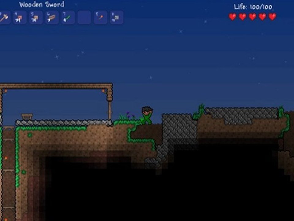 Terraria:l'aventure survie épisode 2