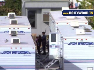 Bristol Palin & SarahPalin @ DWTS CBS StudioTrailers