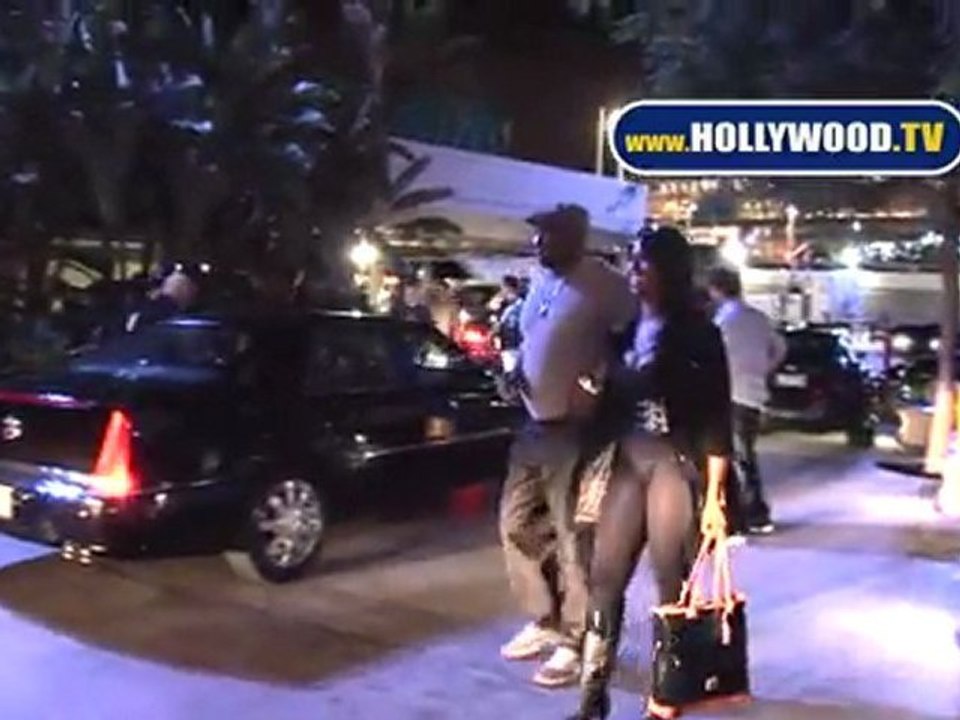 Michael Clarke Duncan @ Lakers Game at The Staples Center 110710