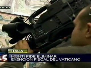 Aprobarían ley que elimina exención fiscal del Vaticano