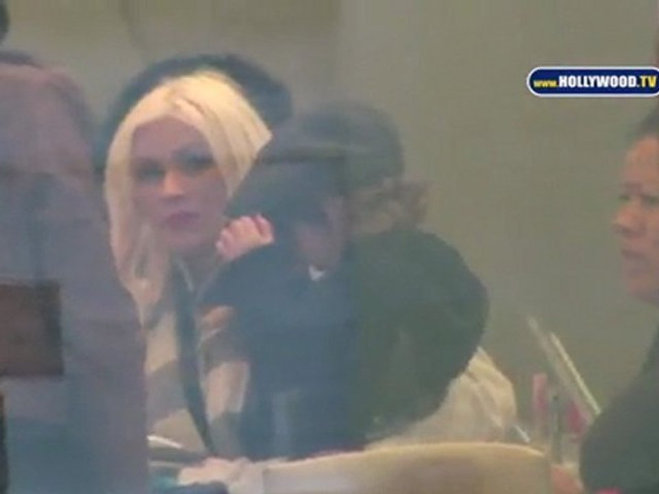 EXCLUSIVE: Christina Aguilera Shops Barneys Beverly Hills