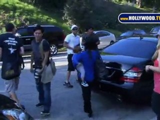 Kourtney Kardashian Plays at Park With Mason