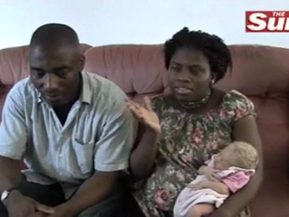 White baby born to black parents !