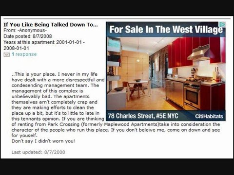 Park Crossing Apartments Maple Shade Reviews