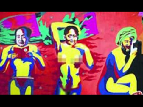 Nude Paintings Of Vidya Balan, Poonam Pandey & Veena Malik Create Controversy!
