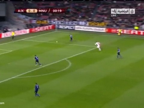 Ajax VS Manchester United 0-2 1st Half Highlights 16.02.2012 | Europa League