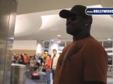 MICHAEL IRVIN arrived at LAX and gave a quick interview.