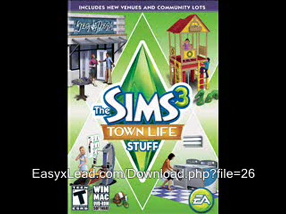 The Sims 3 Town Life Stuff pc download game