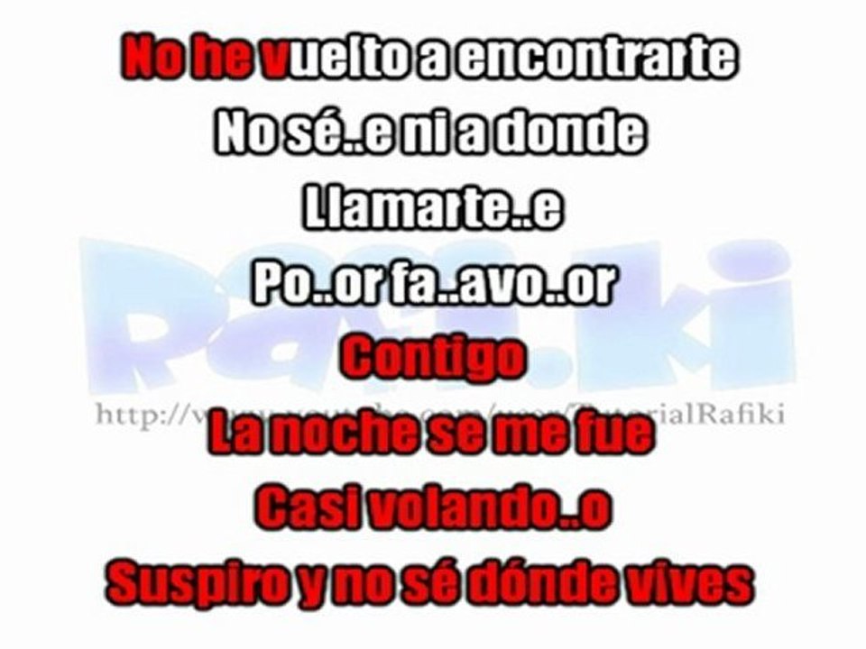 Karaoke Rafiki Di Que Regresarás - La Original Banda El Limón