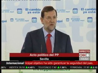 Rajoy critica a ZP por su "propaganda"