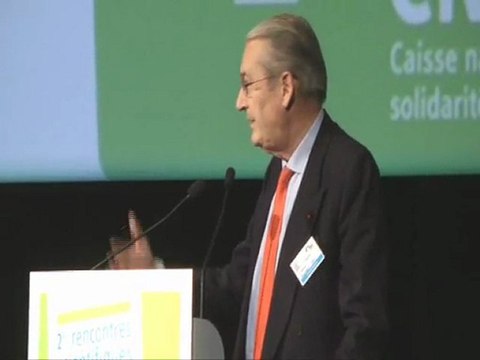 Clôture des 2èmes Rencontres scientifiques de la CNSA : parcours de vie des personnes en perte d'autonomie par Francis Idrac, président du conseil de la CNSA