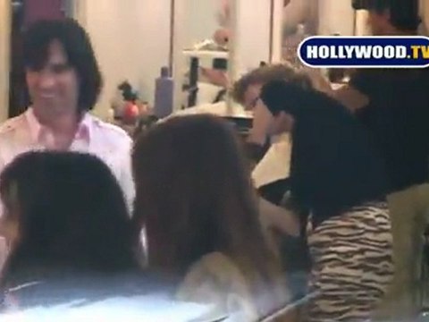 Lindsay Lohan Visits Lawyers Office In Century City