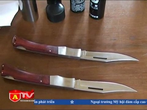 CAH Gia Lâm bắt nhóm đối tượng tàng trữ vũ khí tự tạo