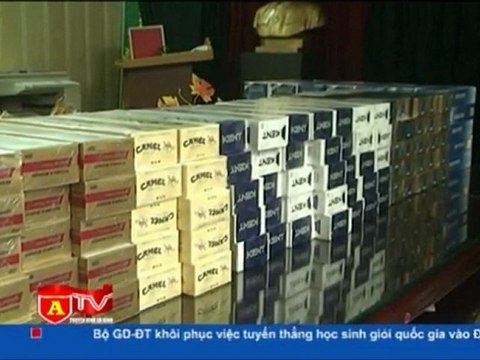 Bắt giữ số lượng lớn thuốc lá lậu đang được vận chuyển đi tiêu thụ