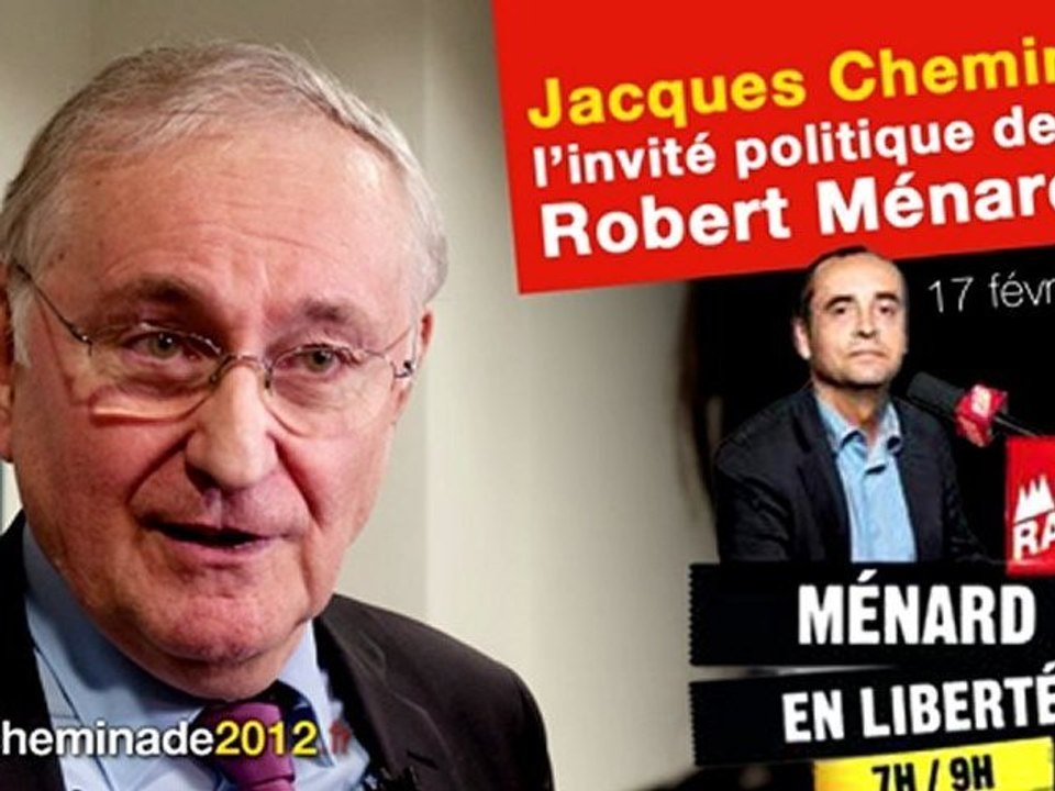 Jacques Cheminade, invité politique de Robert Ménard sur Sud Radio