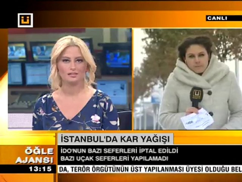 17 Şubat 2012 Nihal Akça AKOM dan 3G ile Ülke TV Öğle Ajansına canlı bağlantı