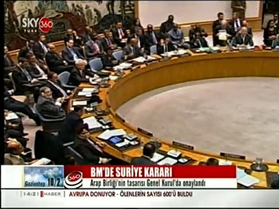 BM'de Suriye Kararı