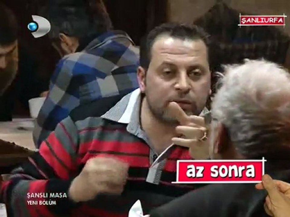 ŞANSLI MASA KANAL D Şanlıurfa Ömer Faruk GÖZOĞLU Şanslı masa şanlıurfa