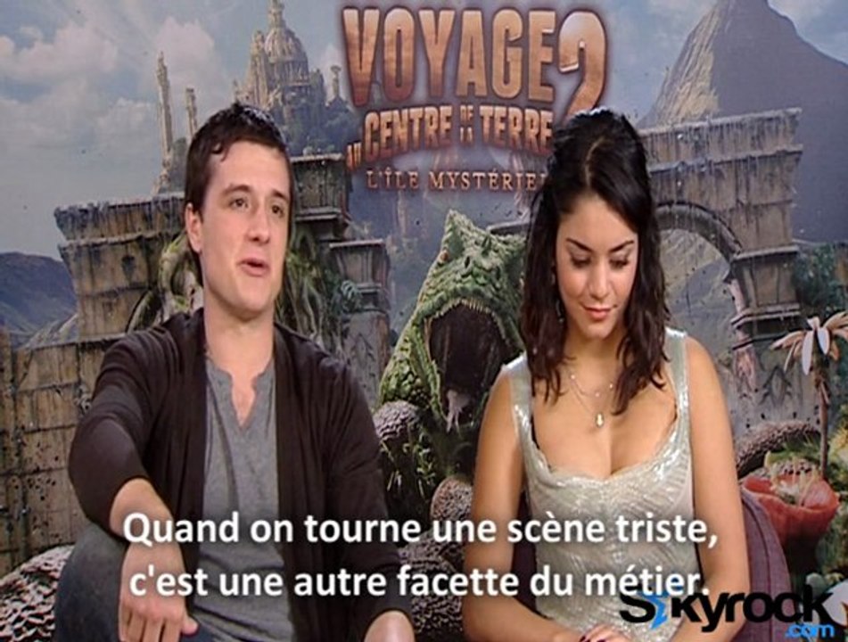 Interview Vanessa Hudgens et Josh Hutcherson (Voyage au Centre de la terre 2)