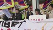 Visite de Xi Jinping: manifestations pro-Tibet à Los Angeles
