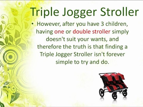 Triple Jogger Stroller-Choosing Best Triple Jogger Stroller