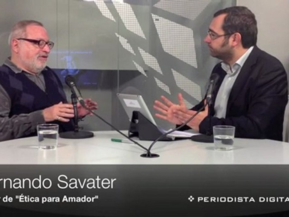 PD entrevista a Fernando Savater en el 20 aniversario de "Ética para Amador".-Dic. 2011-