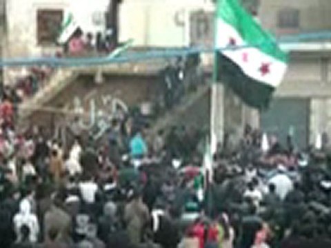 فري برس حمص احرار الحولة مظاهرة نصرة للأبية حمص الوليد 16 2 2012