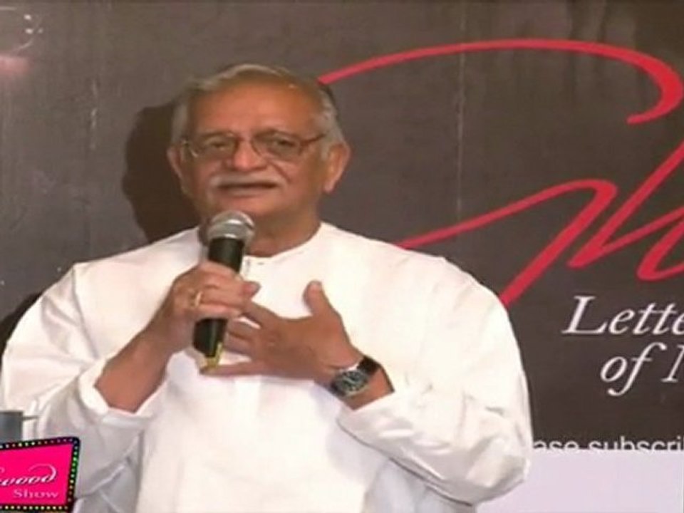 Veteran Poet Gulzar Sahab At 'Tera Bayaan Ghalib' Album Launch