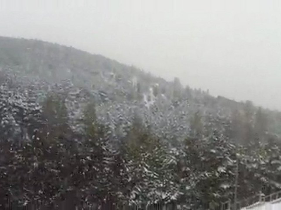 Eskişehirde kar