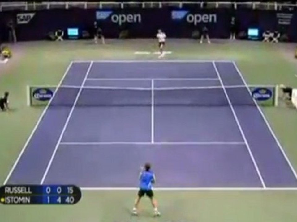 Istomin gewinnt gegen Russell