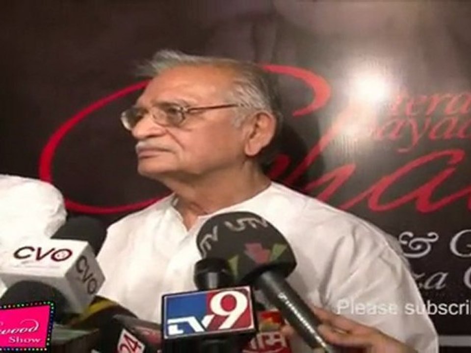 Famous Poet Gulzar Sahab Talks With Media At Album Launch