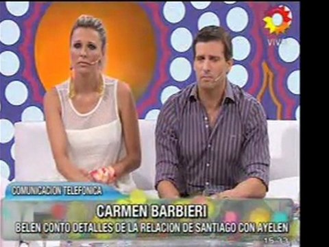 pronto.com.ar Francesse habla, Carmen Barbieri agradece