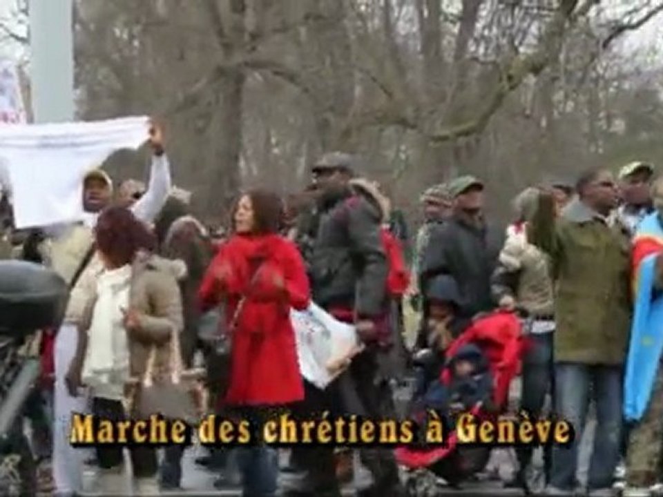 MARCHE DES CHRETIENS A GENEVE