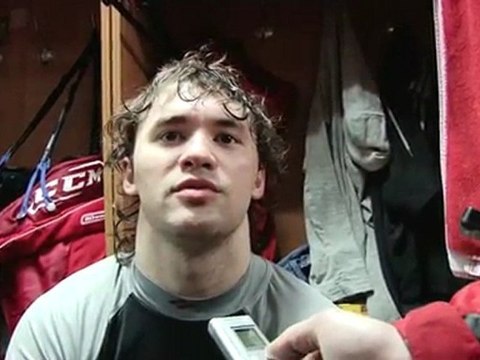 Роман Людучин после игры с к.Динамо Рига 17.02.12.