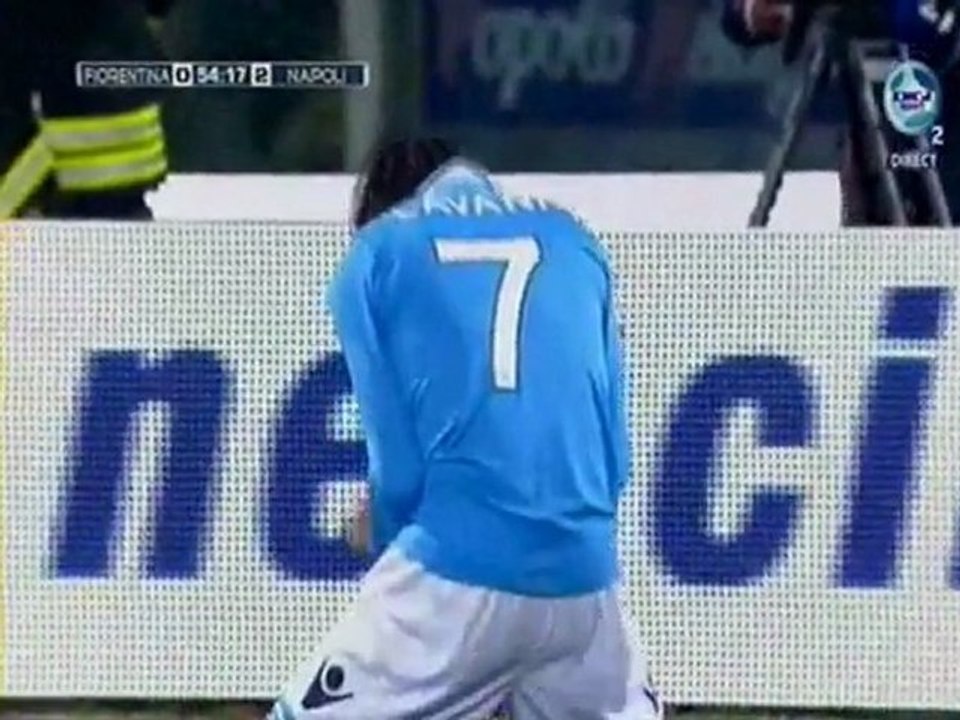 Fiorentina 0-3 Napoli Goal highlights 17.02.2012