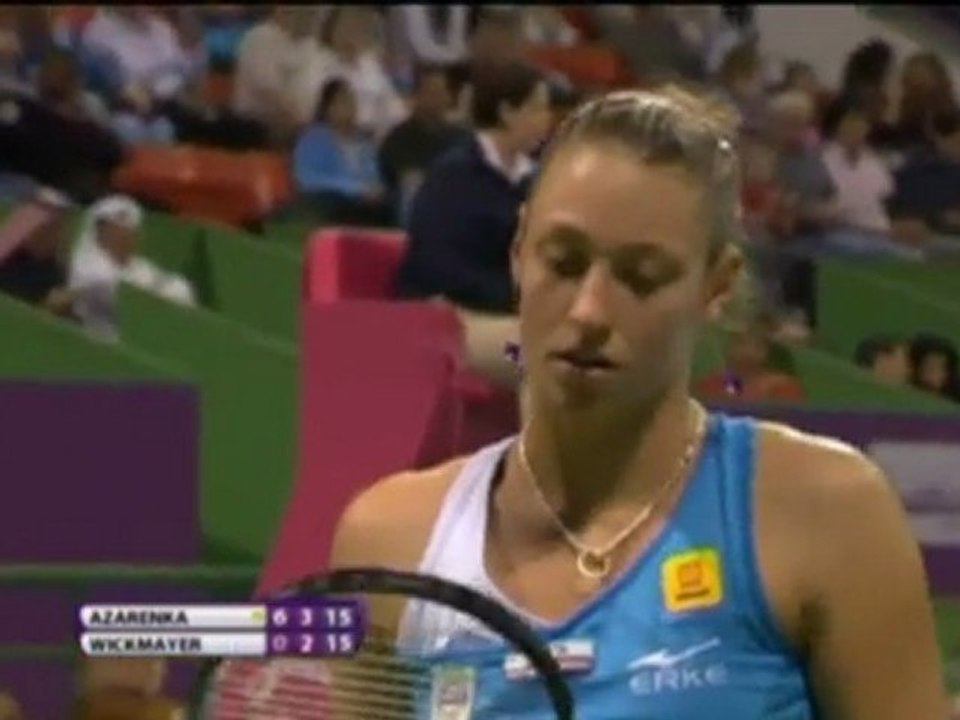 Doha - Azarenka fertigt Wickmayer ab