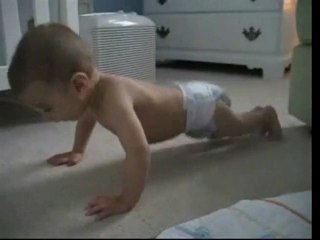 Baby push-ups!