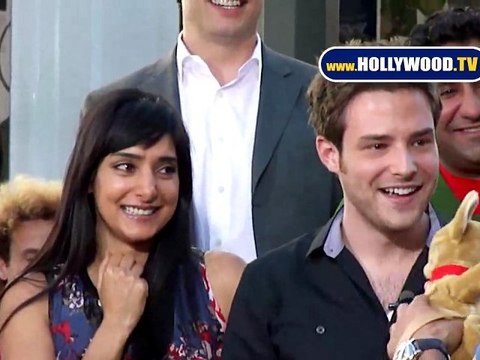 Cast of NBC TV Show Outsourced @ The Grove