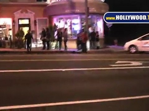 Sunset Blvd Hit and Run Accident Scene
