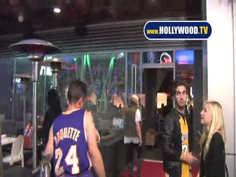 EXCLUSIVE: David Arquette At Katsuya Nokia