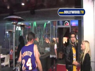 EXCLUSIVE: David Arquette At Katsuya Nokia